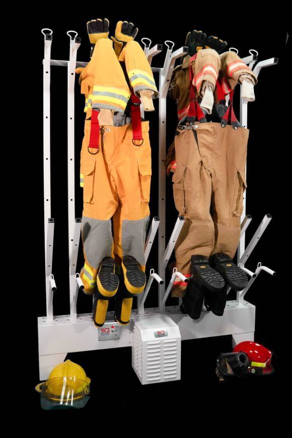 Model ws4 R8 Dryer dressed with drying fire gear