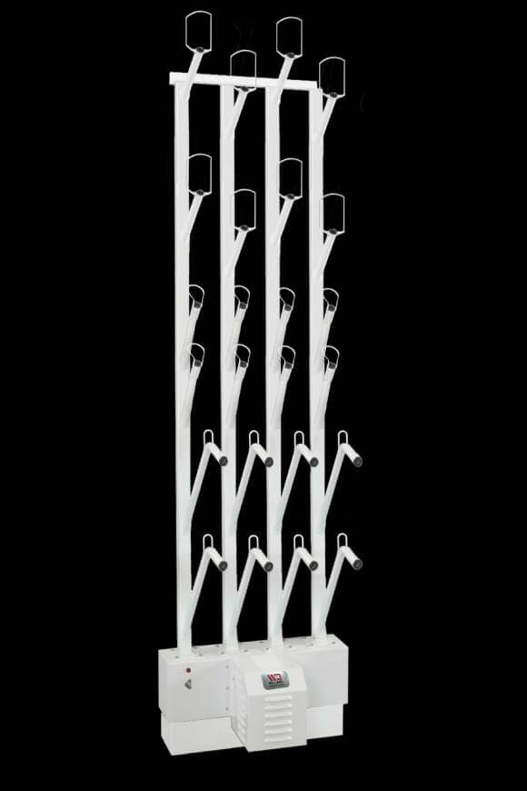 Wall mounted work gear dryer