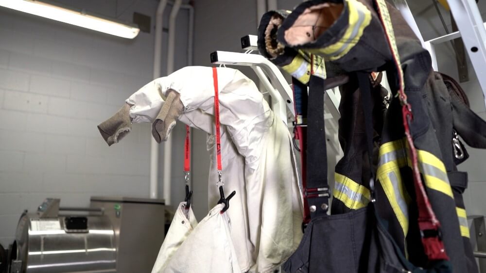 Fire gear drying